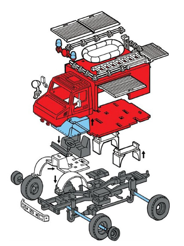 MS 16 Mercedes Unimog 1:48 Lesní speciál 